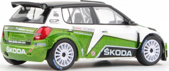 Available to Order – Skoda Fabia II FL S2000 2010 Skoda Motorsport Design 2012 1:43 (ABR 143X604T)
