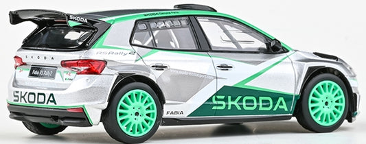 Skoda Fabia IV RS Rally2 2022 Skoda Motorsport Design 2023 1:43 Abrex Model (view 2)