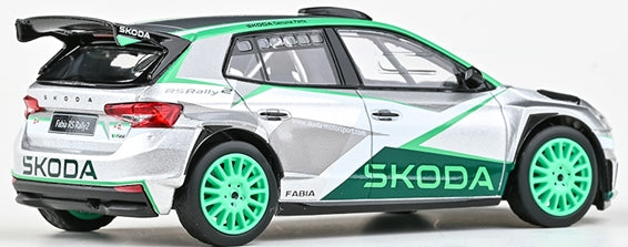 Skoda Fabia IV RS Rally2 2022 Skoda Motorsport Design 2023 1:43 Abrex Model (view 2)