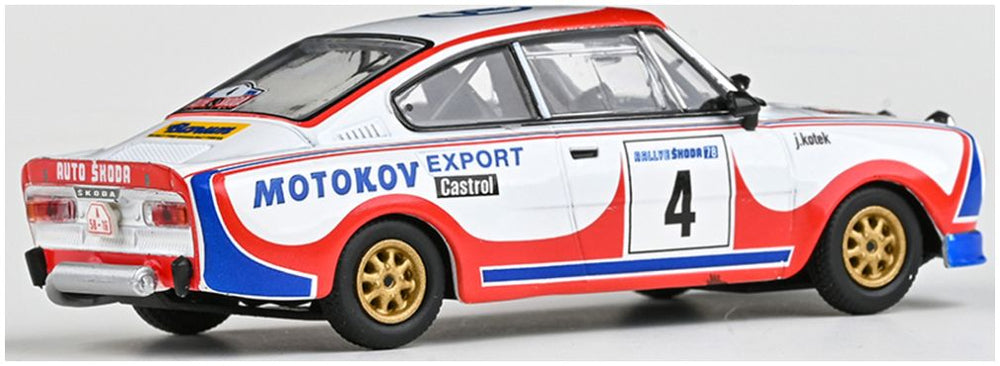 Available to Order – Skoda 130RS Rallye Skoda 1978 #4 Kvaizar Kotek 1977 1:43 (ABR 143XS501TL)