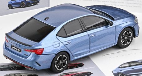Available to Order – Skoda Octavia IV RS 2020 Water Blue Metallic 1:43 (ABR 143Z037MZ)