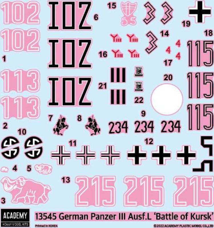 Available to Order – German Panzer III Ausf L 'Battle of Kursk' 1:35 (ACA 13545)