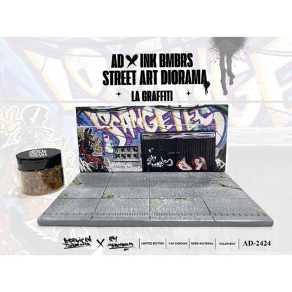 1:64 AMERICAN DIORAMA Street Art Diorama - LA Graffiti AD-2424