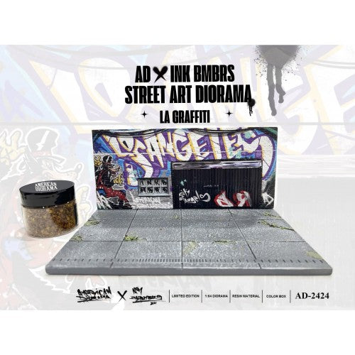 American Diorama Street Art Diorama – LA Graffiti 1:64 Scale Display Set (AD-2424)