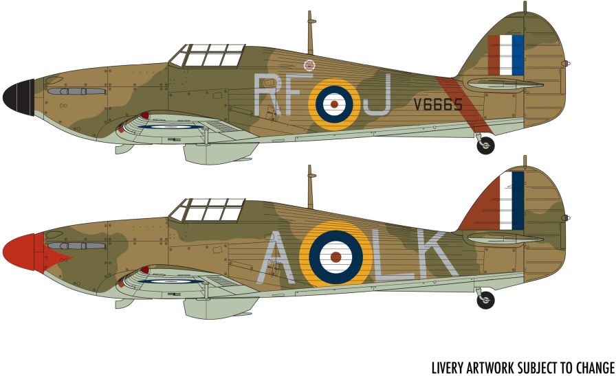 Hawker Hurricane Mk.1 1:48 Airfix Model (view 3)