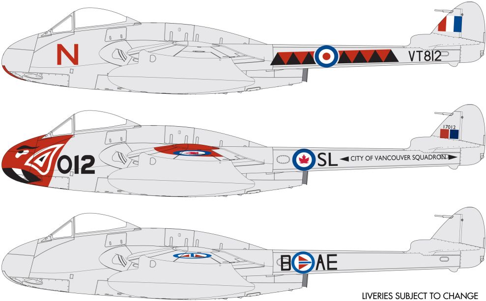 Available To Order – De Havilland Vampire T.3 1:48 (AIR 06107)