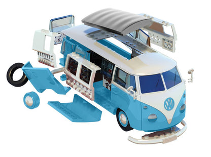 QUICKBUILD VW Camper Van Blue Airfix Model (view 2)
