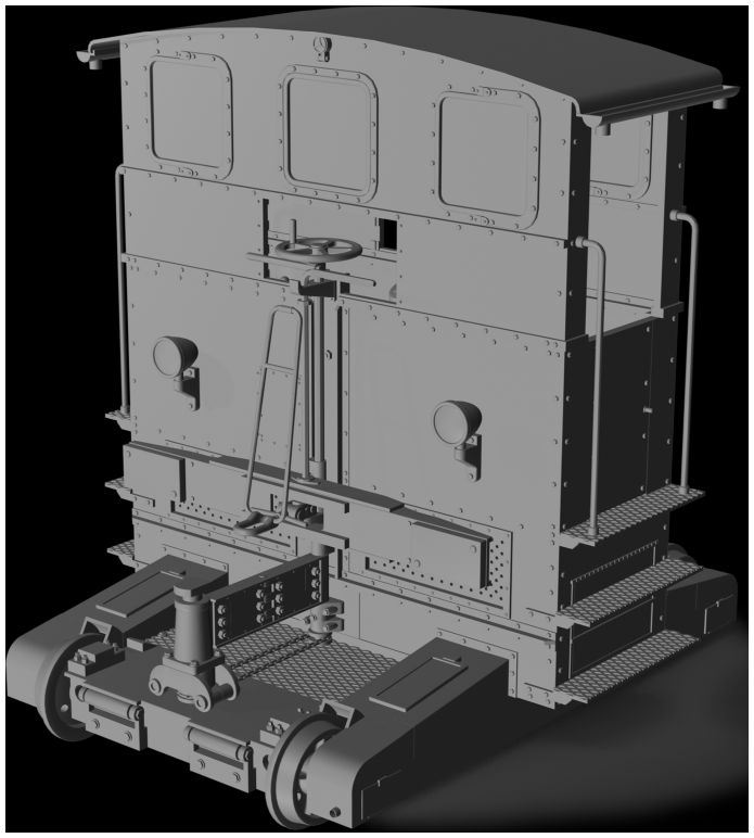 Available To Order – Automotore FS 206/207/208 Sogliola Rail Shunter 1:35 AK Interactive Model (AKI 35009)