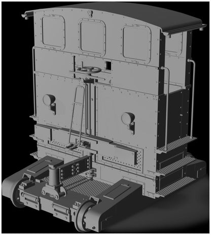 Available To Order – Automotore FS 206/207/208 Sogliola Rail Shunter 1:35 AK Interactive Model (AKI 35009)