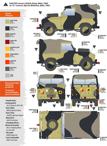 Available To Order – Land Rover 88 Series IIA British Armed Forces Rover 1:35 AK Interactive Model (AKI 35012)