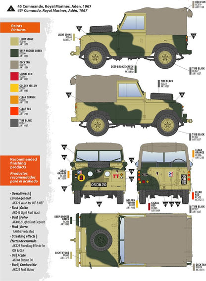 Available To Order – Land Rover 88 Series IIA British Armed Forces Rover 1:35 AK Interactive Model (AKI 35012)
