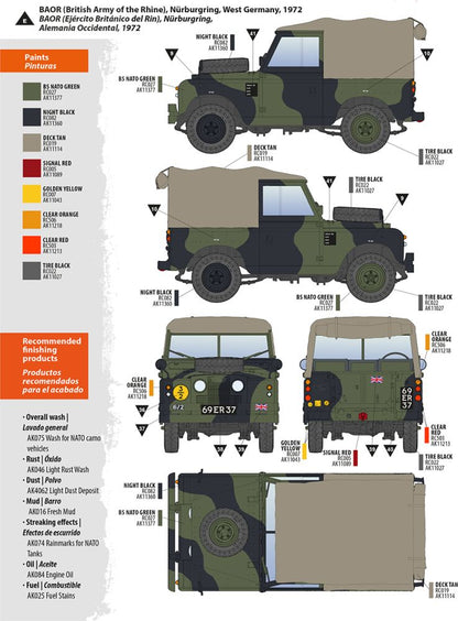 Available To Order – Land Rover 88 Series IIA British Armed Forces Rover 1:35 AK Interactive Model (AKI 35012)