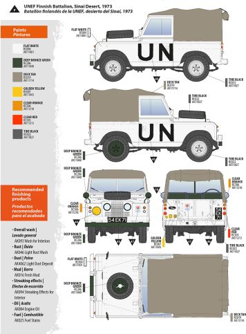 Available To Order – Land Rover 88 Series IIA British Armed Forces Rover 1:35 AK Interactive Model (AKI 35012)