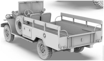 Available To Order – IDF Power Wagon WM300 Cargo Truck with Winch 1:35 AK Interactive Model (AKI 35020)