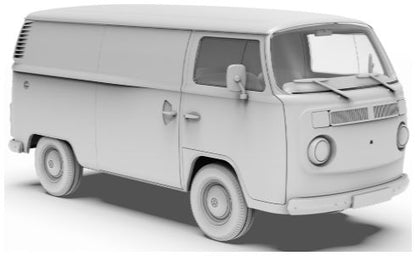Available To Order – T2 Model 1972 Commercial Van 1:35 AK Interactive Model (AKI 35025)