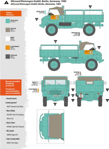 Available To Order – Unimog S 404 Europe & Africa 1:35 AK Interactive Model (AKI 35505)