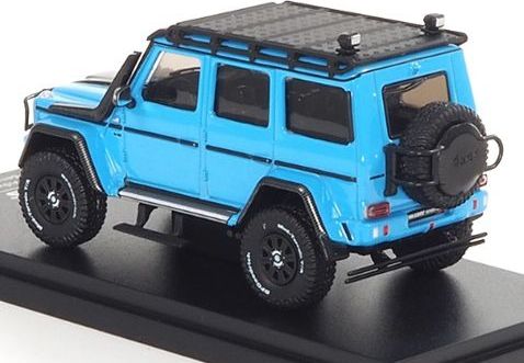 Available To Order – Brabus 550 Adventure Mercedes Benz G-Class 4x4x4 2017 Blue 1:64 (ALM 660304001)