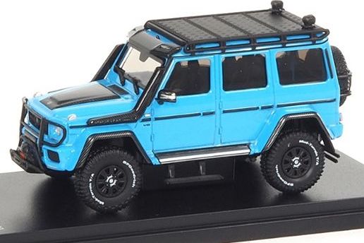 Available To Order – Brabus 550 Adventure Mercedes Benz G-Class 4x4x4 2017 Blue 1:64 (ALM 660304001)