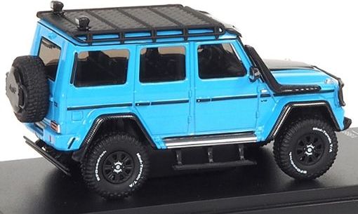 Available To Order – Brabus 550 Adventure Mercedes Benz G-Class 4x4x4 2017 Blue 1:64 (ALM 660304001)