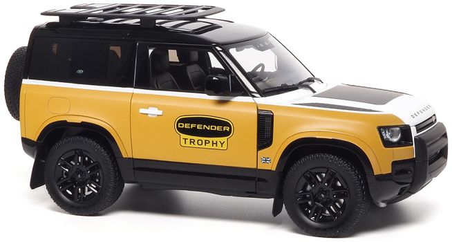 Available to Order – Land Rover Defender 90 2023 Trophy Edition Yellow (Limited Edition 504pcs) 1:18 (ALM 810710)