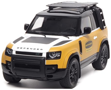 Available to Order – Land Rover Defender 90 2023 Trophy Edition Yellow (Limited Edition 504pcs) 1:18 (ALM 810710)