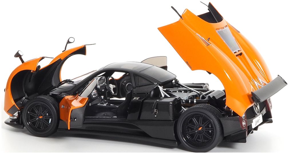 Available To Order – Pagani Zonda F 2005 Arancio St. Tropez 1:18 (ALM 850409001)