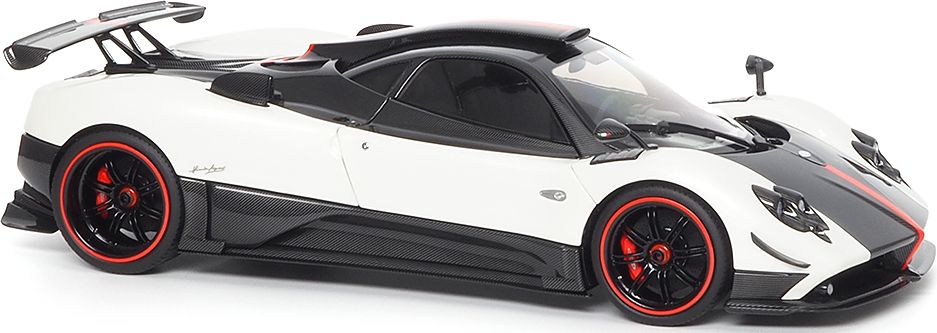 Available To Order – Pagani Zonda Cinque Coupe 2009 Bianco Benny (White) 1:18 (ALM 850601001)