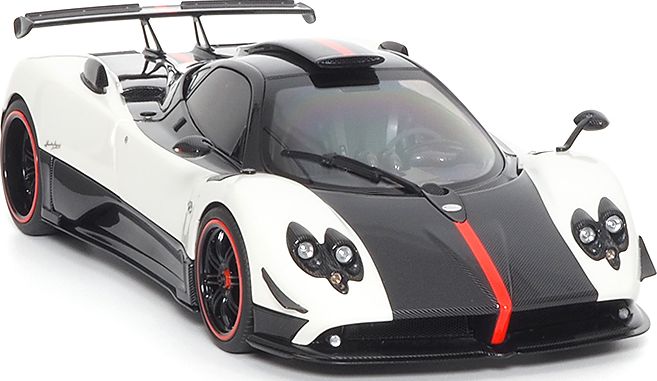 Available To Order – Pagani Zonda Cinque Coupe 2009 Bianco Benny (White) 1:18 (ALM 850601001)