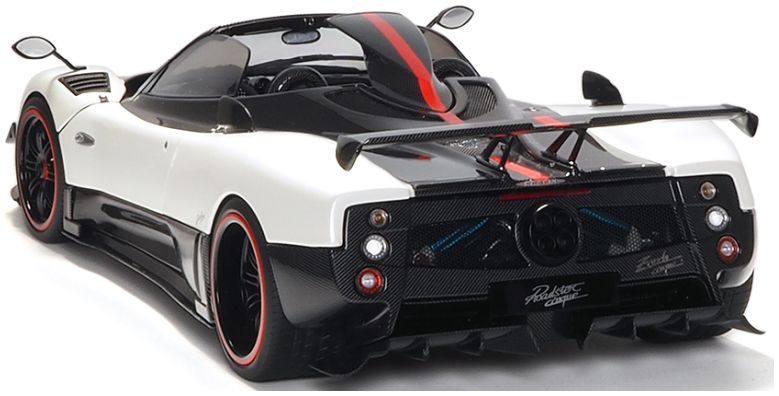 Available To Order – Pagani Zonda Cinque Roadster 2009 Bianco Benny 1:18 (ALM 850611001)