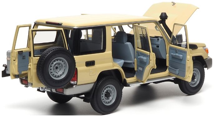 Available To Order – Toyota Land Cruiser 76 2017 Beige 1:18 (ALM 870102)