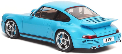 Available To Order – RUF CTR Anniversary 2017 Bavarian Sky Blue 1:18 (ALM 880302)