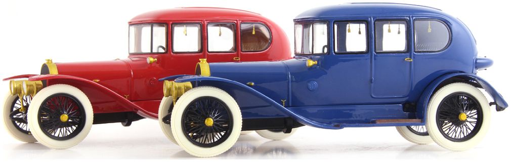 Available to Order – Gregoire 15/22hp Torpille Saloon Alin & Liautard Blue 1:43 Autocult Model (ATC 01024-2)
