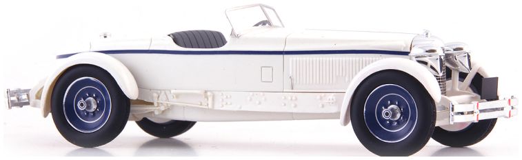 Available to Order – Packard 6th Series Thomspson Special White 1:43 Autocult Model (ATC 02032)