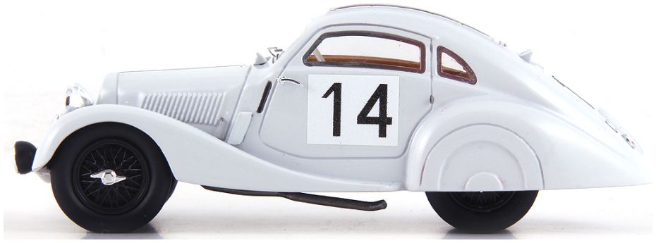 Available to Order – Aero 750 Sport Coupe 1000 Mile #14 Grey 1934 1:43 Autocult Model (ATC 02033)