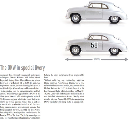 Available To Order – DKW F91 Sportwagen Brand Silver 1:43 AutoCult Model (ATC 02036-1)