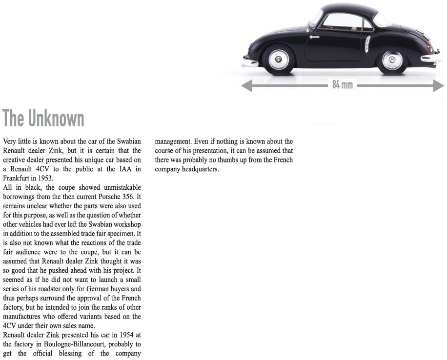 Available to Order – Renault 4CV Zink Black 1:43 (ATC 03025)