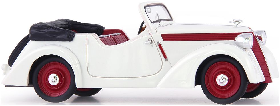 Available to Order – Jawa Minor 600 Convertible White/Red 1:43 (ATC 03026-1)