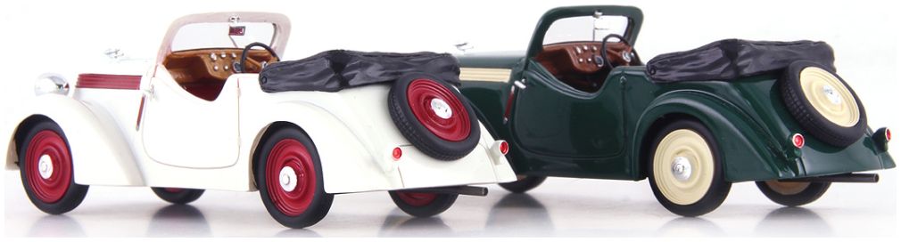 Available to Order – Jawa Minor 600 Convertible Green/Ivory 1:43 (ATC 03026-2)