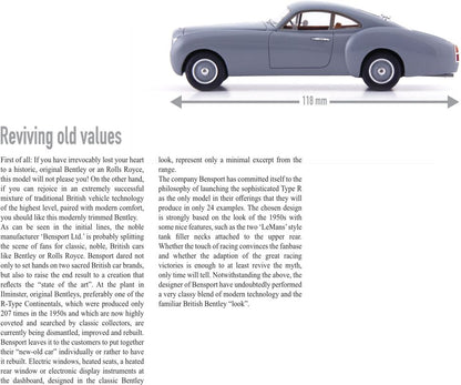 Available To Order – Bentley Type R La Sarthe Grey 1:43 (ATC 05038)