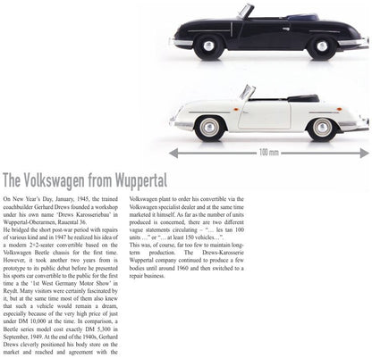 Available To Order – Drews VW Sport-Convertible White 1:43 (ATC 05051-2)
