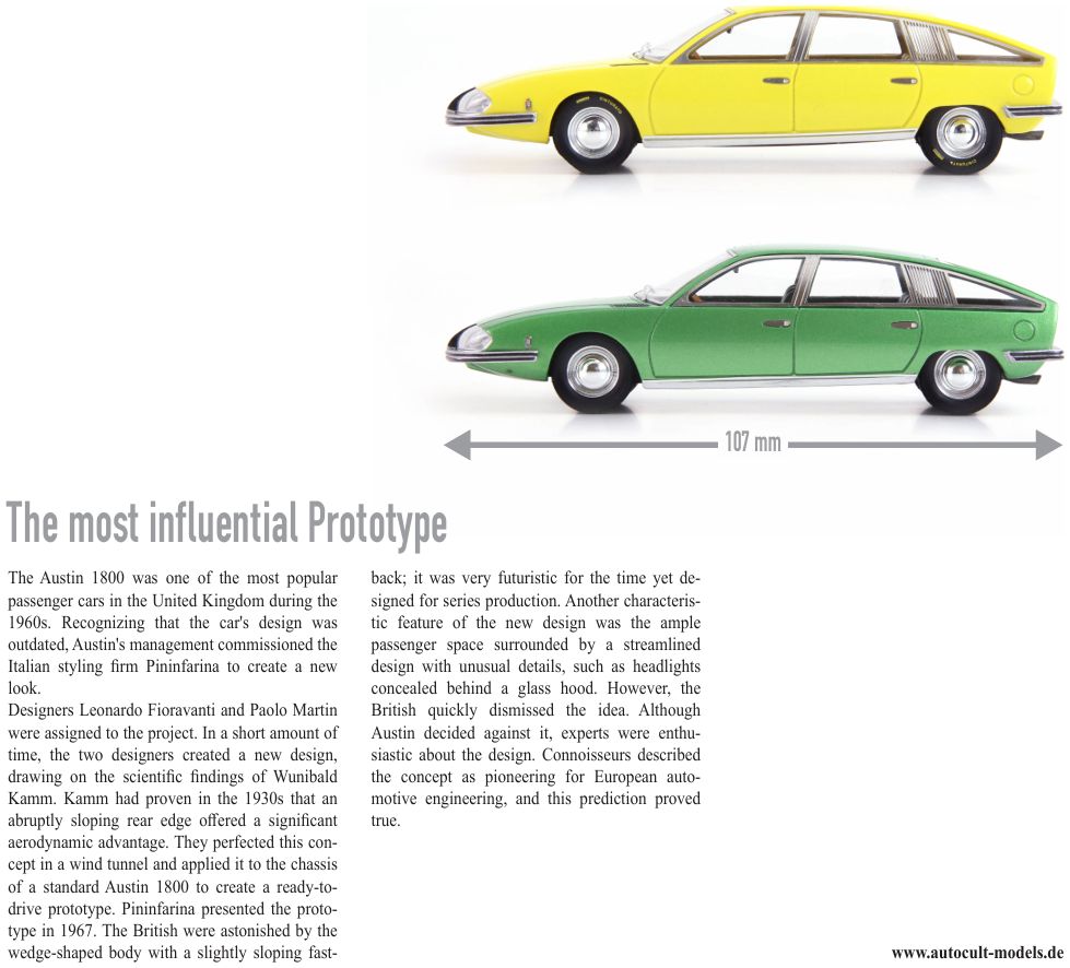 Available To Order – BMC 1800 Pininfarina Green 1:43 (ATC 06066-2)