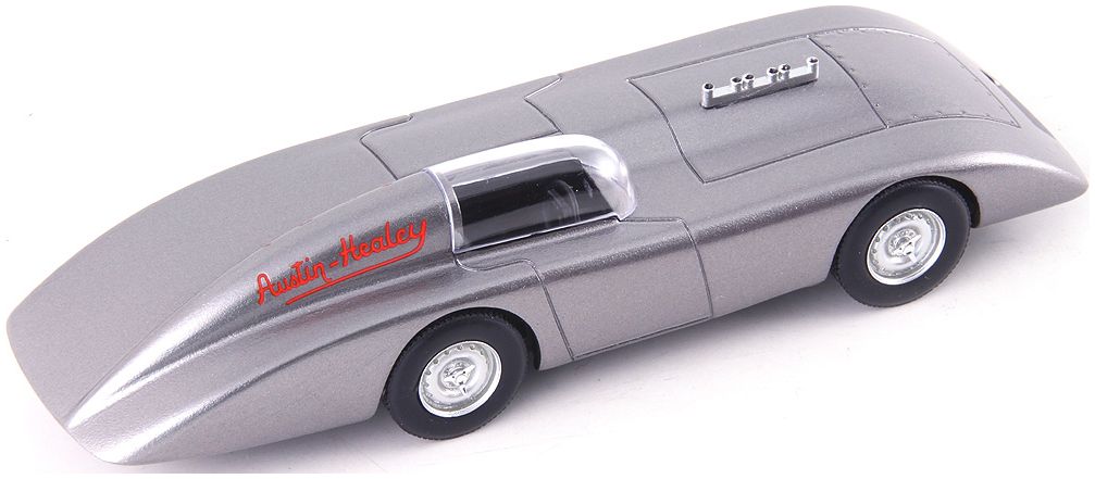 Available To Order – Austin Healey 100S Streamliner Silver 1:43 (ATC 07031)