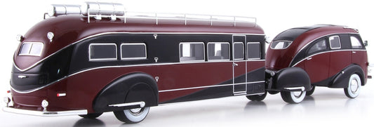 Zephir Land Yacht Red/Black 1:43 AutoCult Model (view 2)