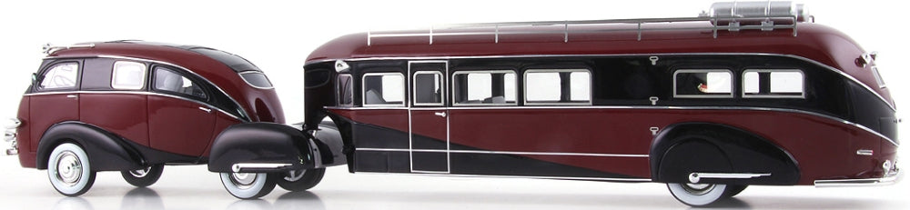 Zephir Land Yacht Red/Black 1:43 AutoCult Model (view 3)