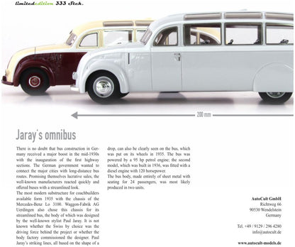 Available to Order – Mercedes Benz LO 3100 Deutsche Reichsbahn' Ivory Red 1:43 (ATC 10015-2)