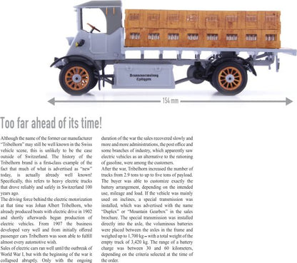 Available to Order – Tribelhorn 3to Chain Wagon Grey 1:43 (ATC 11015)