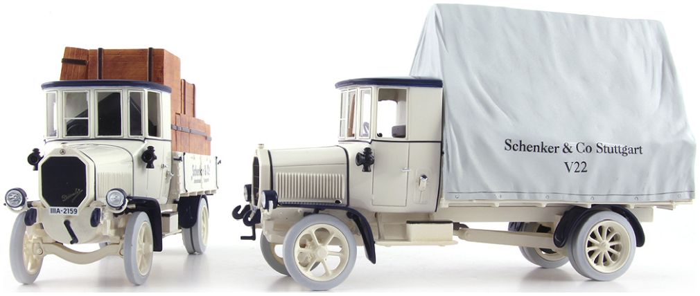 Available To Order – Daimler Marienfelde DR 4-5 dz 'Schenker' w/Canvas 1:43 (ATC 11019-2)