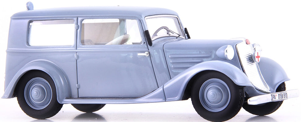 Available To Order – Tatra 57B Sanitka Sodomka Ivory 1:43 AutoCult Model (ATC 12022)