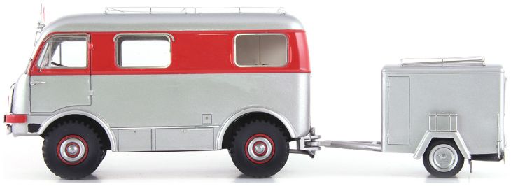 Anniversary Set Tatra T805/Trailer/ USB-Stick '10 Years of Autocult' Yearbook 1:43 AutoCult Model (view 2)
