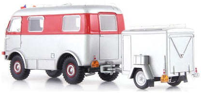 Anniversary Set Tatra T805/Trailer/ USB-Stick '10 Years of Autocult' Yearbook 1:43 AutoCult Model (view 3)